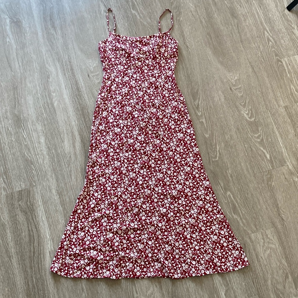 Unworn Reformation Liya Midi Dress - New Condition